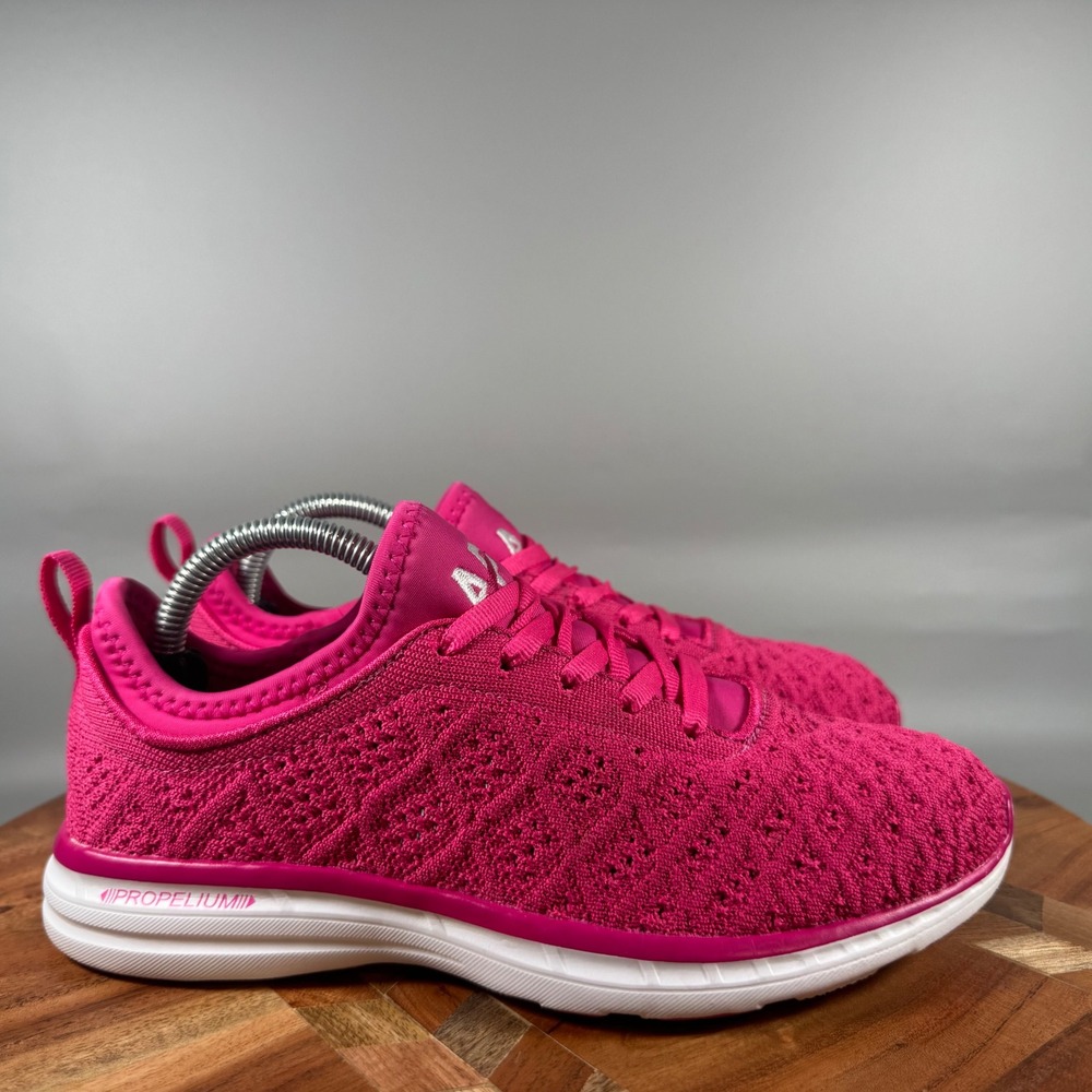 APL TechLoom Phantom Womens 5.5 Magenta Pink Running Shoes 1219XC Propelium